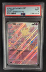 PSA 9 MINT Milcery 152/142 Stellar Crown Pokemon Graded Card